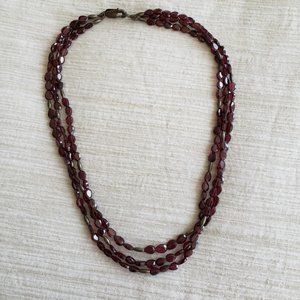 Barney's Garnet Necklace